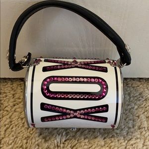 Pink XO License plates purse NWT